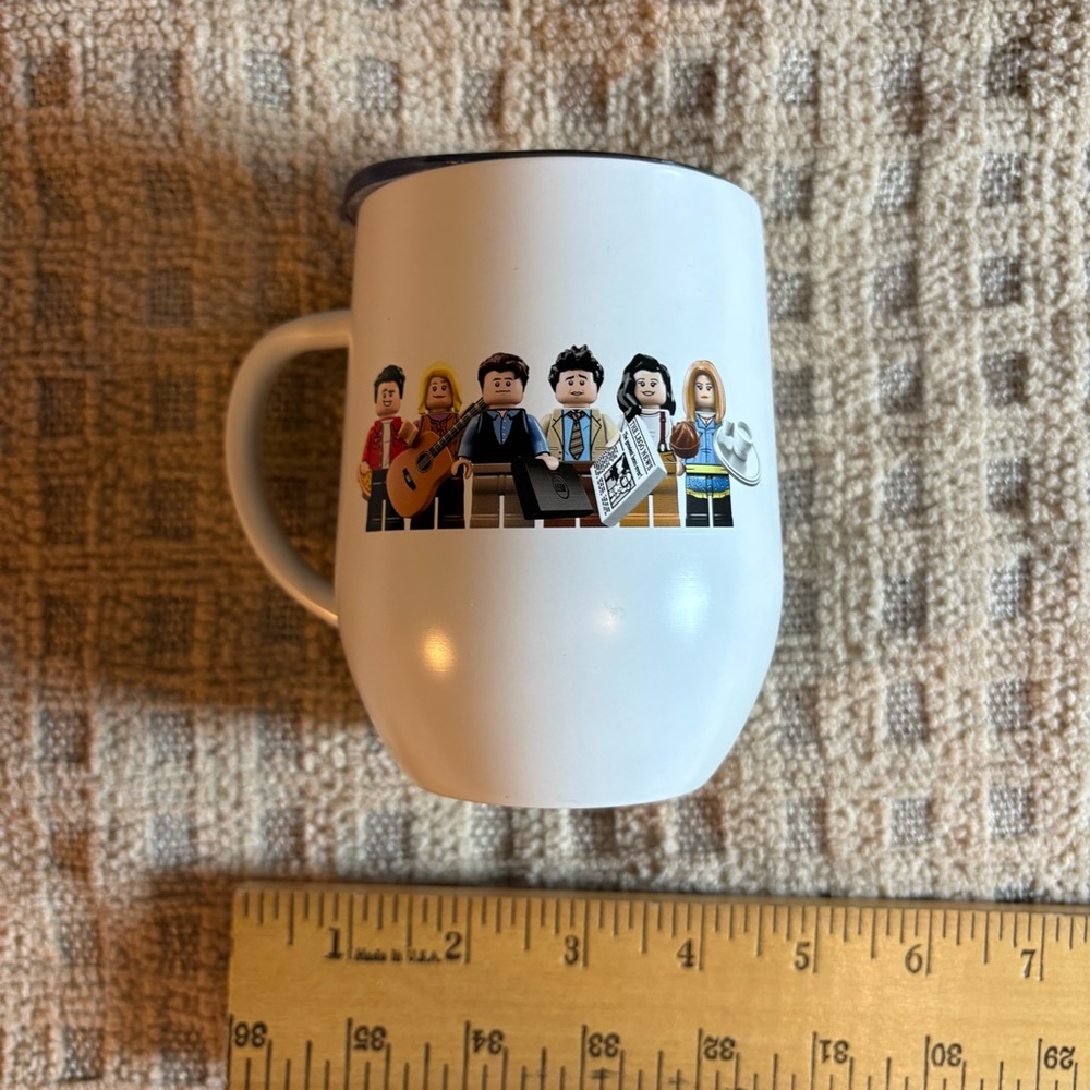 Lego White Mug with Friends  Character Design